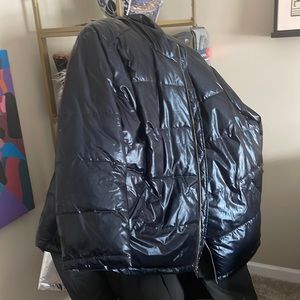 Roamans Metallic Puffer black